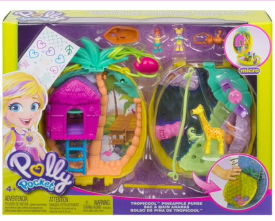 Polly Pocket Pineapple Purse